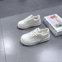 C7029简约百搭圆头系带休闲鞋仓