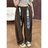 小静静一会【定制腰带休闲裤】2025秋季新款百搭阔腿裤 2509C6164