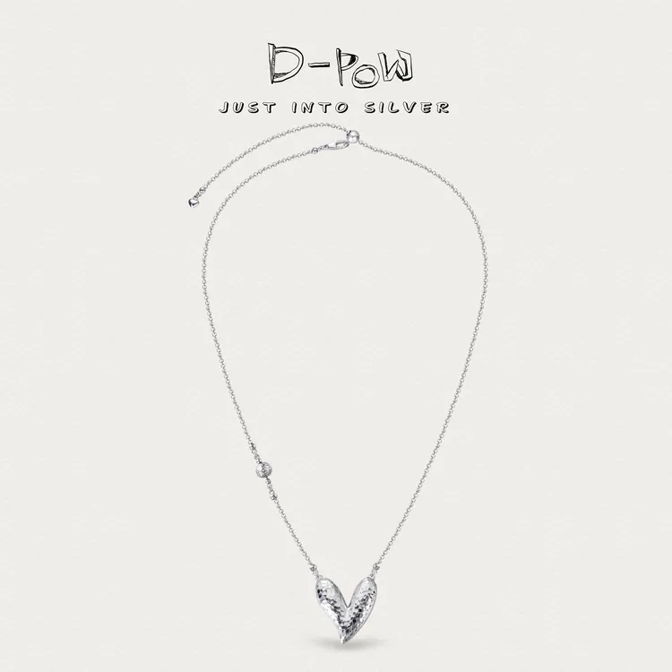 灯小炮 坠链均925银 【添添的浪漫日常】爆冰系列冰冰桃项链（8486）