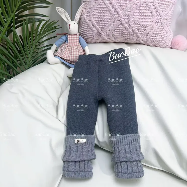 【BaoBao现货】"北欧街头"御寒神器1000克巨厚冬季羊羔绒神裤852