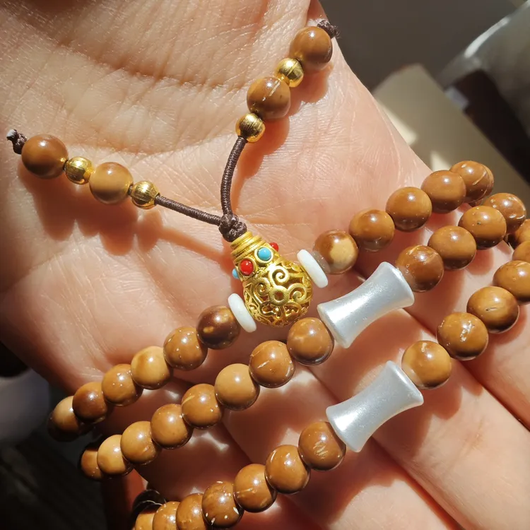 非金属木质手链 回族库克99粒念珠手串