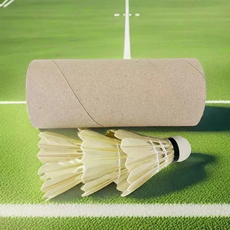 羽毛球鹅黄色羽毛球学生娱乐用球3只装羽毛球