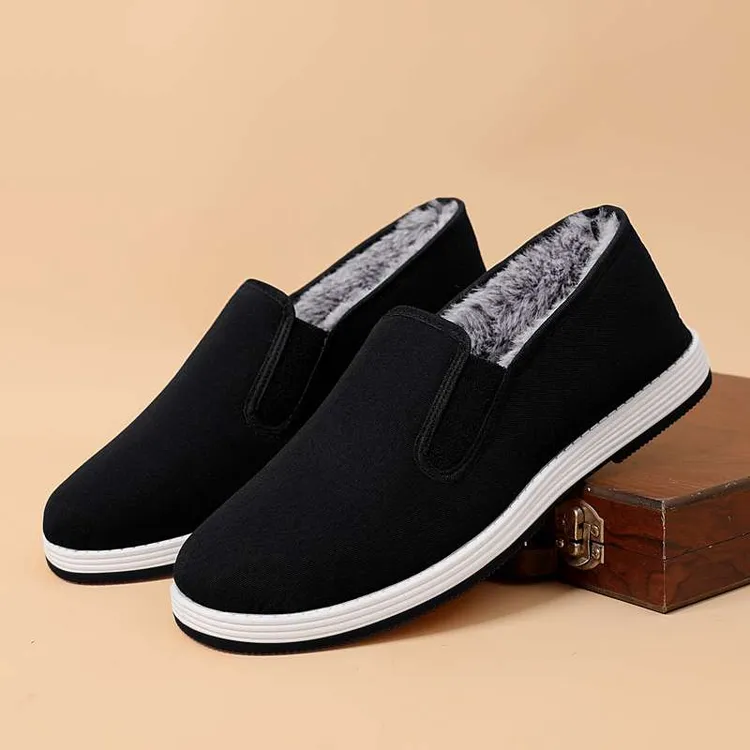 FAVMARTHA老北京布鞋男官方旗舰店冬季加绒保暖2025秋新款正品防