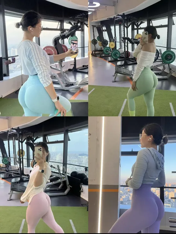 马卡龙色系提臀收腹瑜伽裤（建议穿无痕内裤）