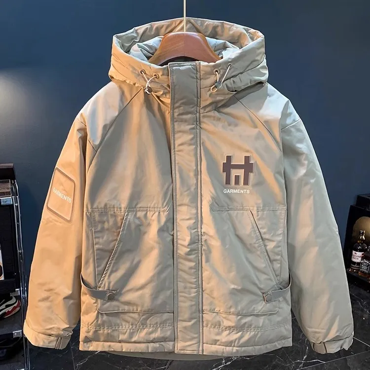 Cebrodz高端男羽绒服冬季保暖连帽宽松冲锋衣2025年新款