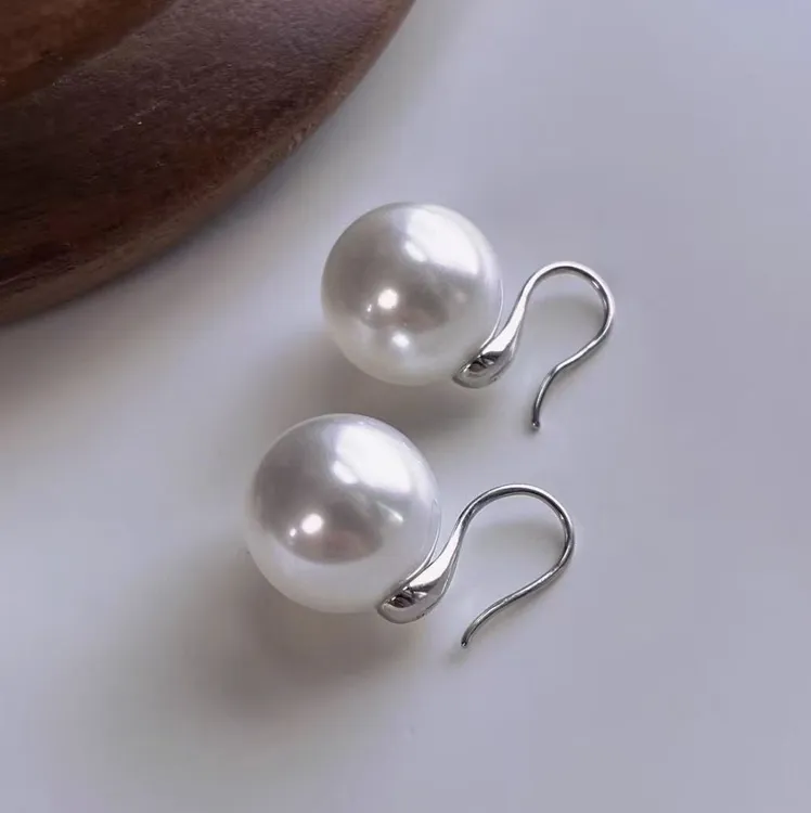 925银耳饰 925银钩耳饰 【高跟鞋银耳钩】时尚 百搭 经典 12-14MM