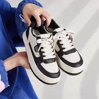 Ou Shi Yuan/欧诗媛秋冬皮面百搭学生板鞋小白鞋S0033200/3200
