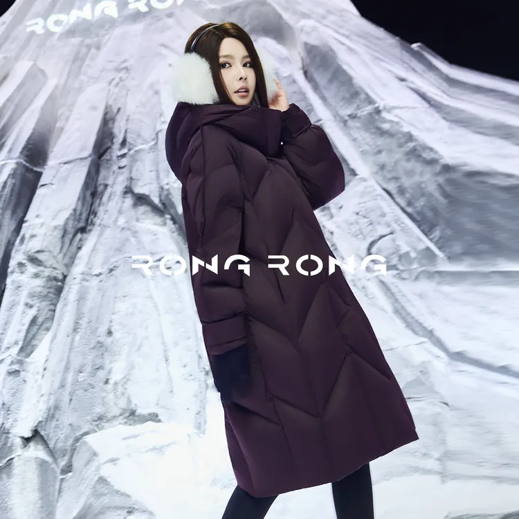 溶溶【轻氧泡芙】RONGRONG 95科鲁达2.0白鹅绒云感保暖羽绒服D5671