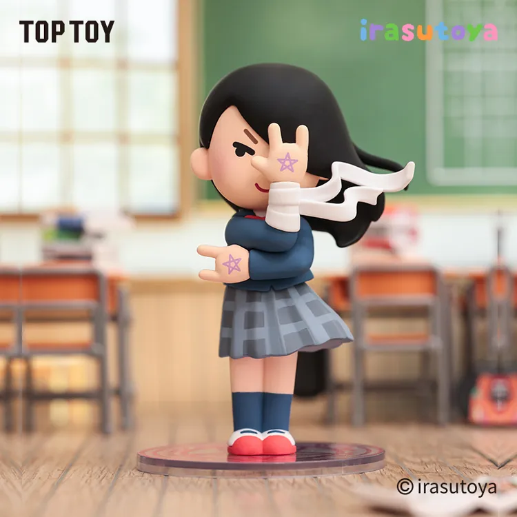 TOPTOY irasutoya插画小人抽象人生盲盒车载桌面摆件学生送礼物