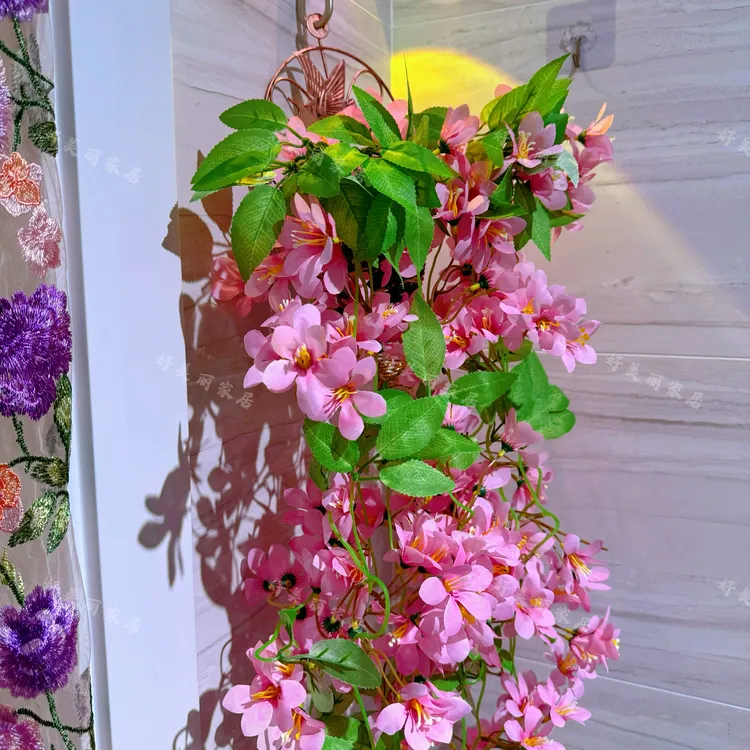 轻奢迎春花仿真花假花摆件客厅桌面装饰画软装