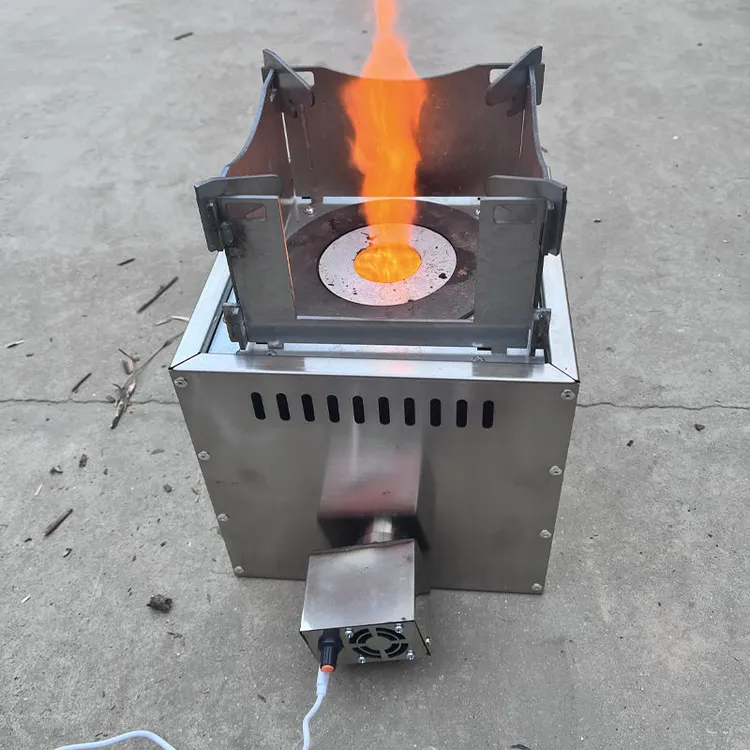 大号无烟气化柴火炉家用柴火灶露营户外炉子