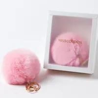MISS COCOON可可尼时尚气质定制獭兔毛吊坠