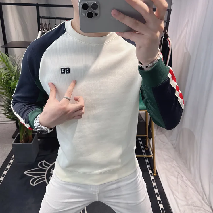 欧洲站男士卫衣2025秋冬新款轻奢高端上衣洋气大牌时尚欧货长袖潮