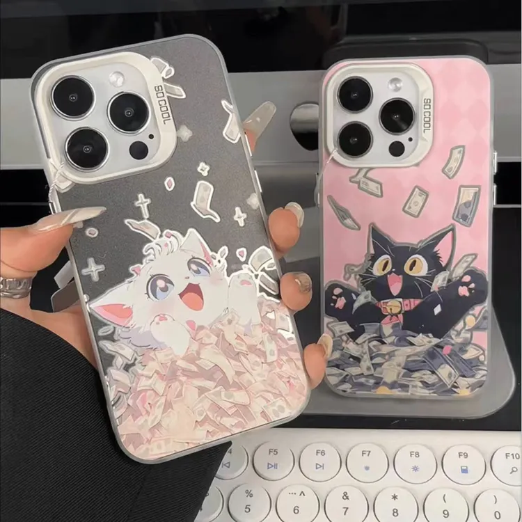 钞票猫适用17苹果16promax手机保护壳iphone15一加小米15荣耀400