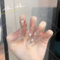 【一帘幽梦】爆款纯手工穿戴甲片绵密高级猫眼穿戴甲