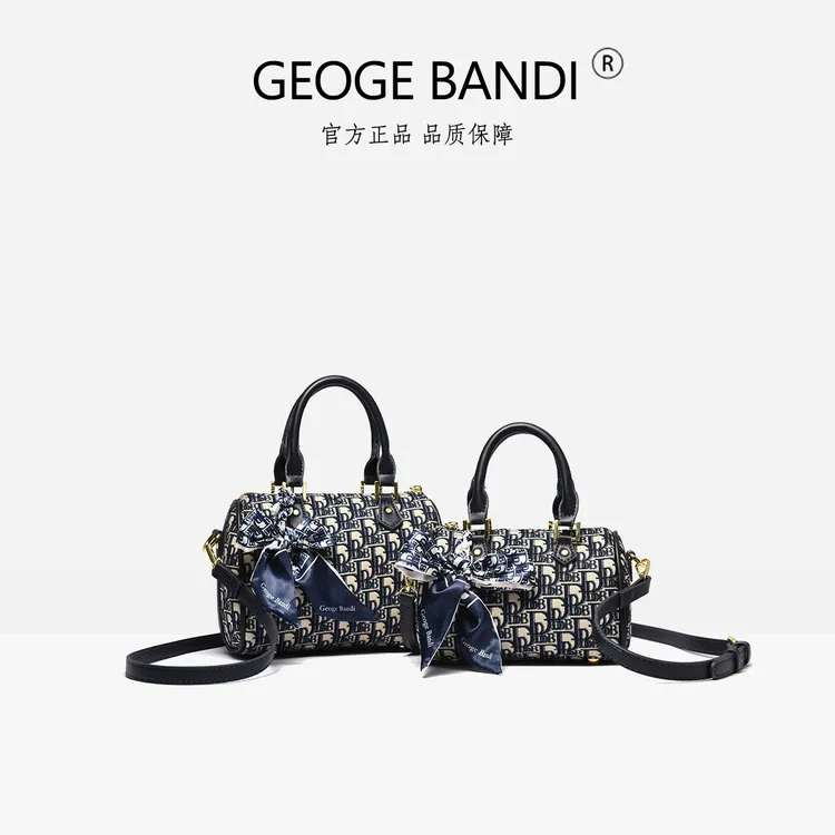 轻奢枕头包包女2025新款时尚手提包刺绣波士顿单肩斜挎包