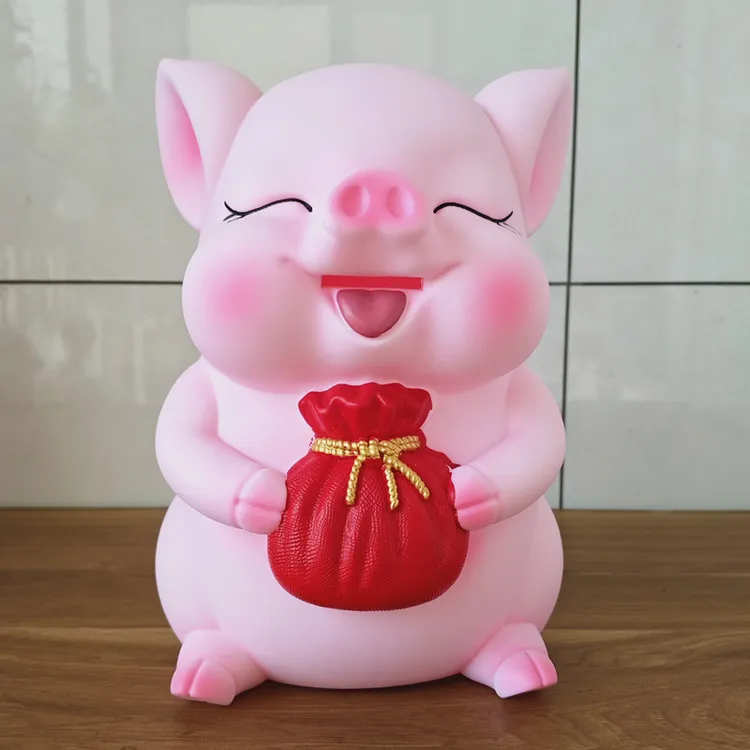 生肖小猪存钱罐只进不出网红款2025年新款超大容量成人防摔储钱罐