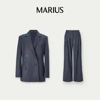 MARIUS’控场西装‘H型翻领西装套装