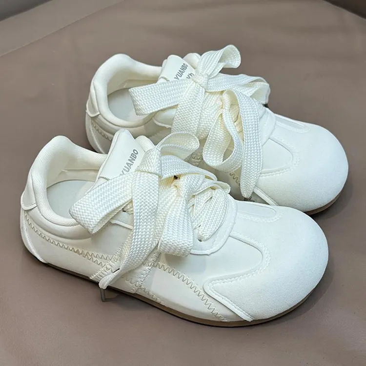 百搭小白鞋2025新款夏季透气纯白德训鞋休闲运动鞋41-43大码女鞋