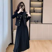 小香风马甲女2025新款无袖显瘦背心外套女坎肩高级感气质百搭马夹
