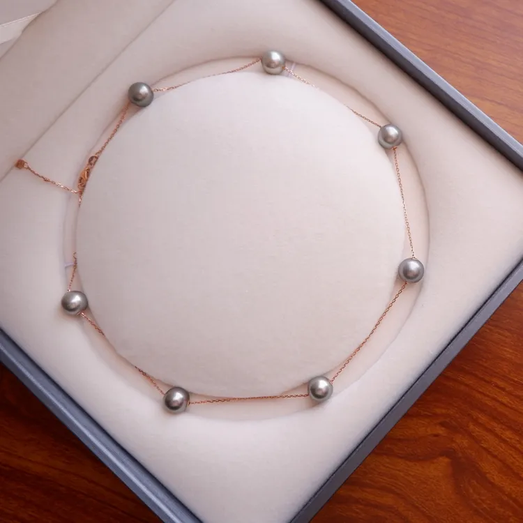 海水珍珠大溪地9.5-10 mm满天星项链