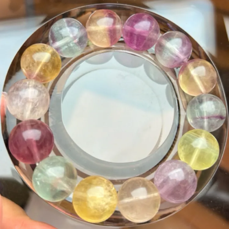 14.5mm彩莹手链原创设计师款首饰高档百搭精致手串