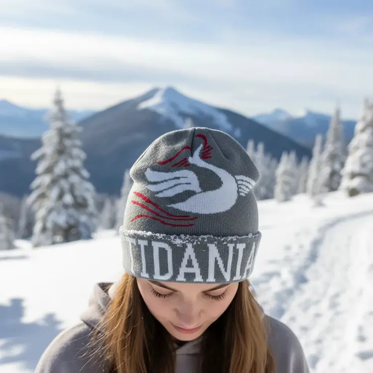 TIDANIAO正品帽子登山个性洋气出游户外针织男女通用提花针织帽