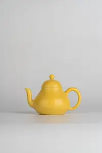 【GB】小梨壶·万花纹（帝王黄）玉泥扒花