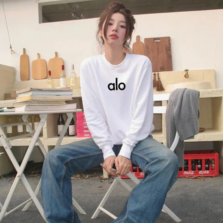 【现货修身卫衣】秋冬韩系慵懒分加绒加厚圆领卫衣女