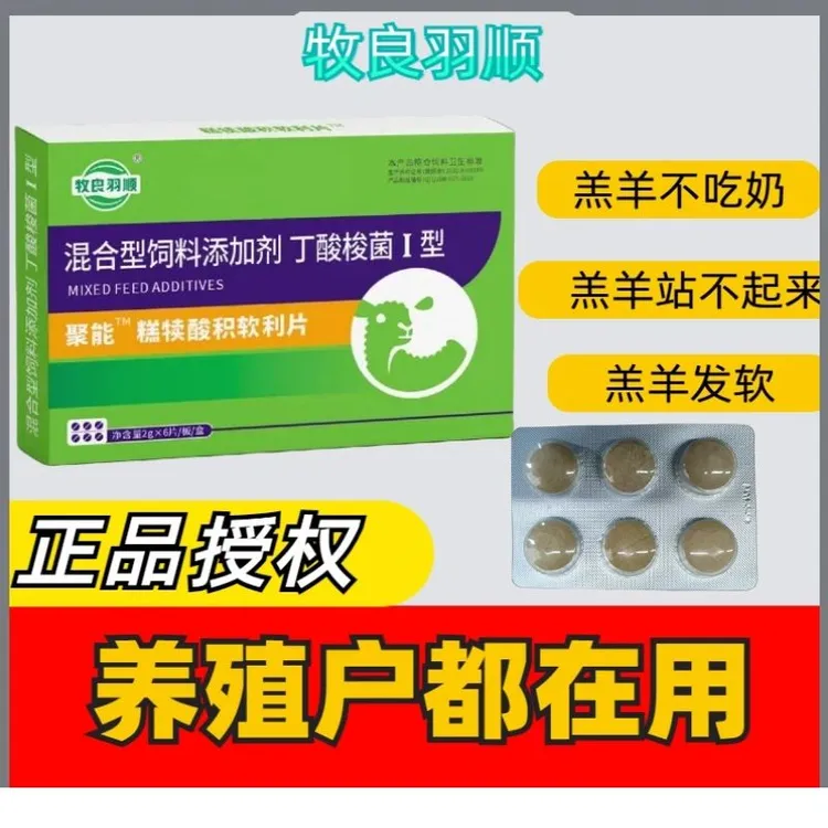 羔羊积奶不吃奶起不来羔羊保护片酸积软利片 饲料添加剂