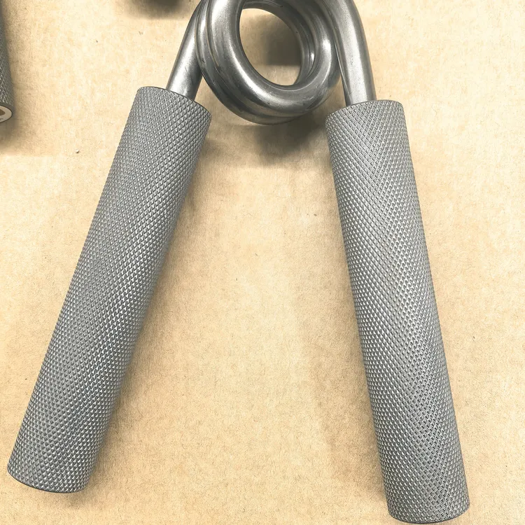 KUK卡酷纯钢本色版握力器专业锐滚花加粗手柄彩色logo底标防锈型