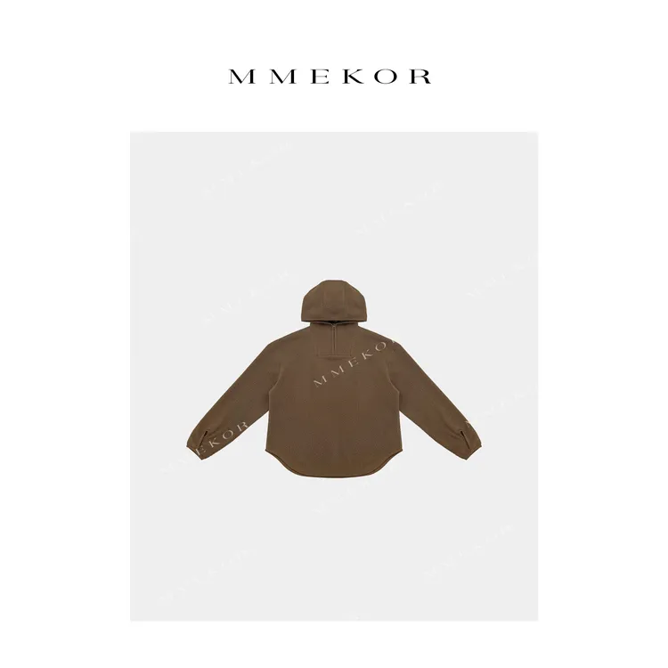 MMEKOR“绵绵卫衣”2025新款摩登街头百搭连帽上衣 88835