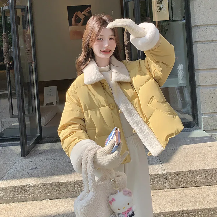 时尚极寒保暖小个子羽绒服女2025年冬季新款韩系休闲气质百搭外套