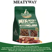 Meatyway爵宴狗狗零食800g磨牙鸭肉红薯卷&鸡肉紫薯卷