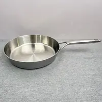 JG281 VOKO304不锈钢单柄煎锅无涂层不粘锅煎锅28*6CM 重约1.37KG