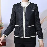 11008-秋季棉衣短款小香风轻薄洋气新款休闲时尚外套【老仓库】