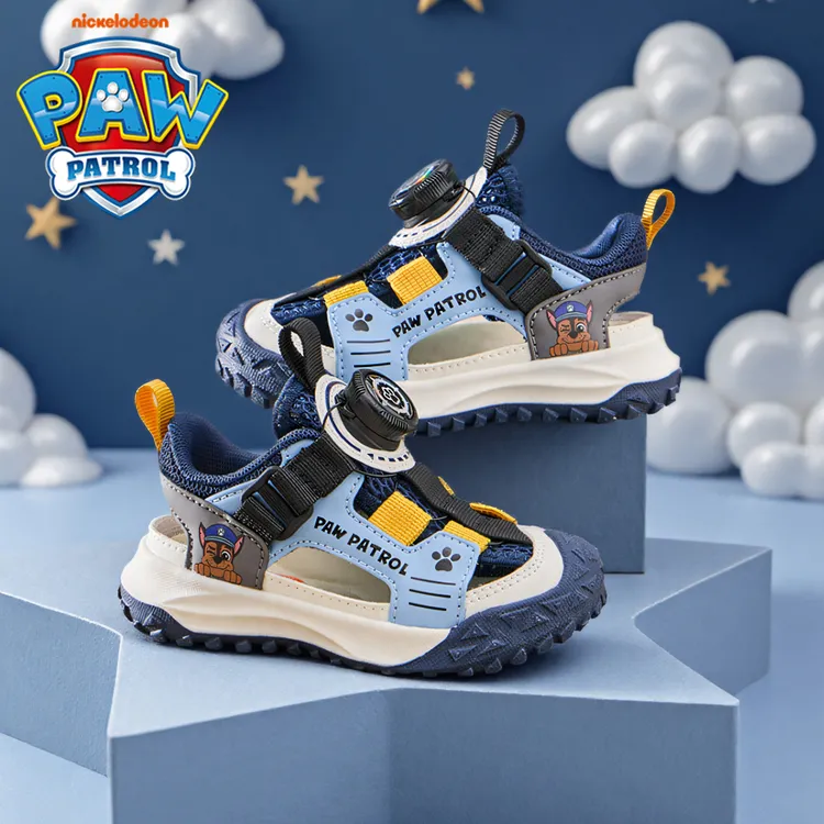 汪汪队男童凉鞋2025年春夏新款鞋子轻便透气中小童小男孩时尚百搭
