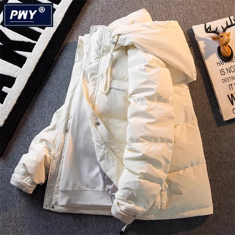 仓石一树潮牌复古工装连帽棉服男士冬季高级感时尚保暖面包服外套