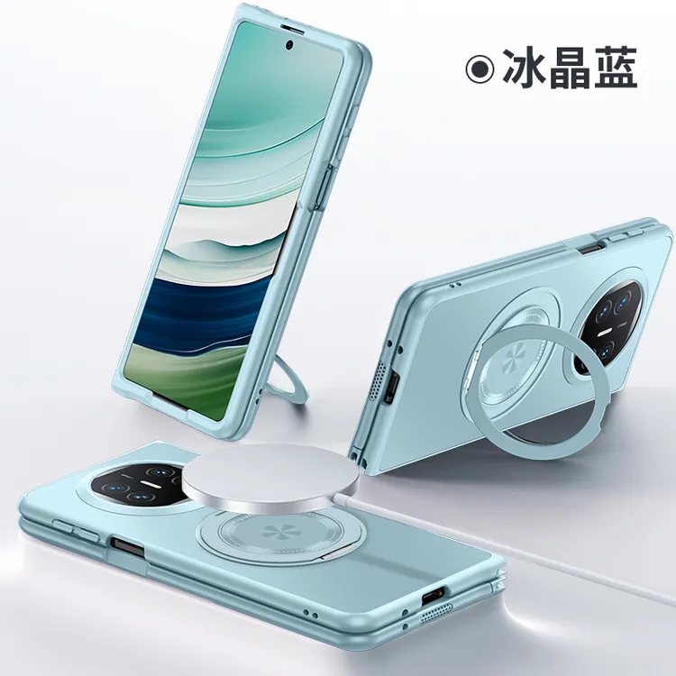 适用华为Matex5镜头全包手机壳新款matex5折叠屏磁吸旋转支架防摔