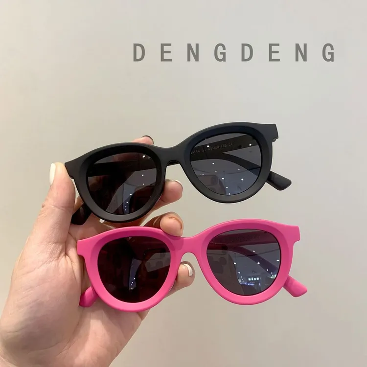 0-8岁儿童ins太阳镜时尚百搭防紫外线女孩男孩宝宝个性潮流遮阳镜