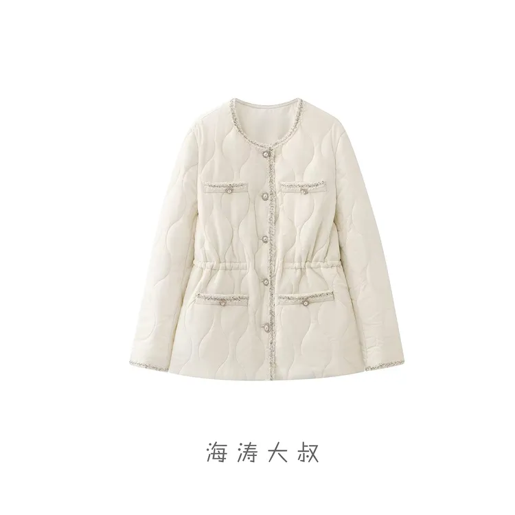 【海涛大叔】「相思无痕」菱格小香风棉服