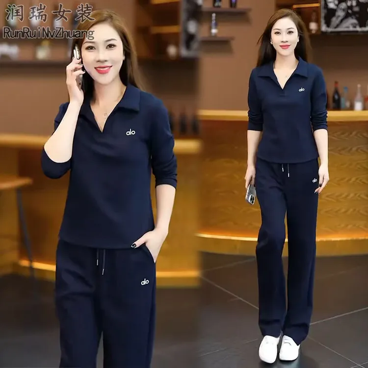 春秋女装减龄运动卫衣时尚套装2025秋季新款休闲风上衣气质两件套