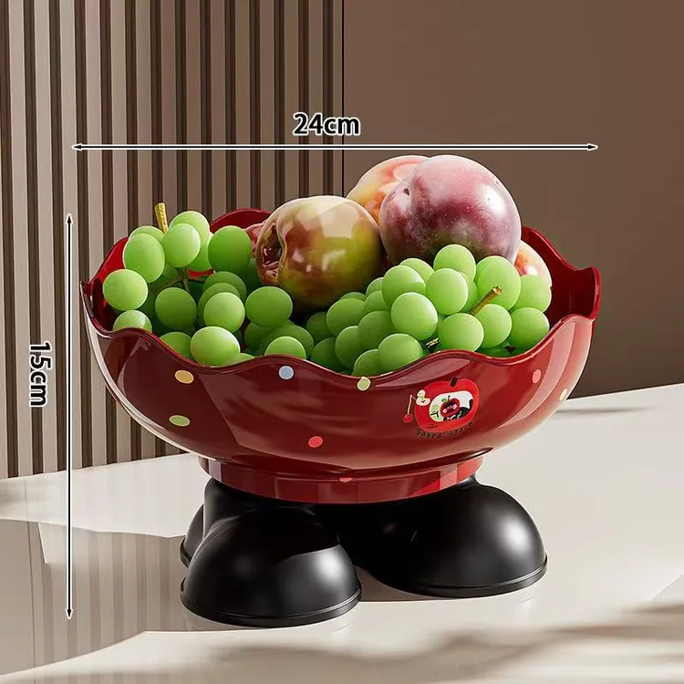 卡通动脚款款式防摔果盘果篮干果盘轻奢创意欧式