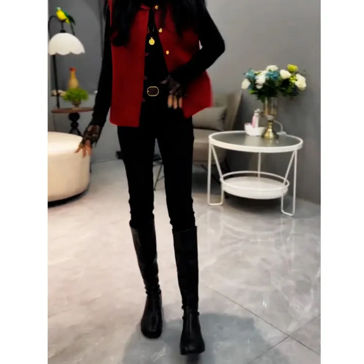 黑色高腰牛仔裤女2026春秋新款修身显瘦紧身弹力小个子九分小脚裤