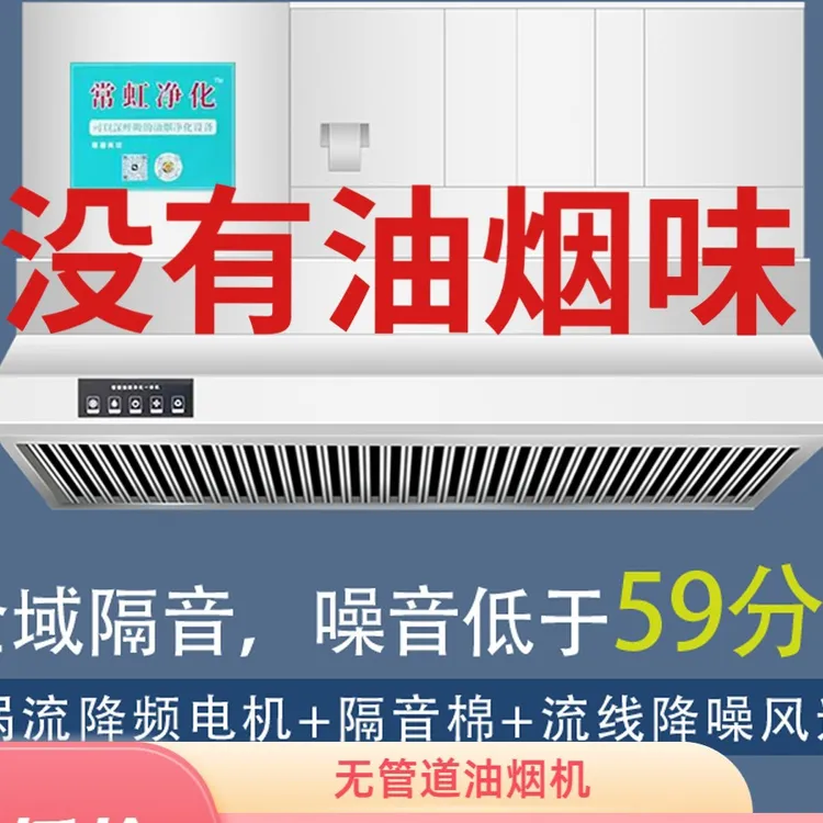 无管道内循环室内直排商用除烟除味油烟净化一体机商用
