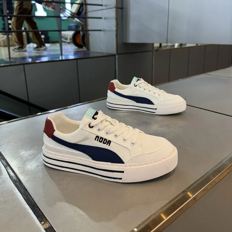 帆布鞋男潮牌春夏季新款时尚轻奢潮流透气运动休闲学生低帮板鞋