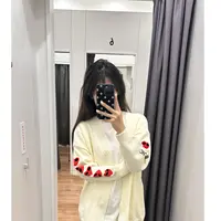 爱心图图 毛衣开衫 大版厚款 冬款