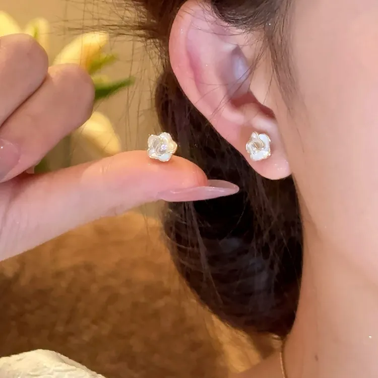 铜合金耳饰 ES350【盐系少女】韩系精致春夏新款百搭气质简约耳钉