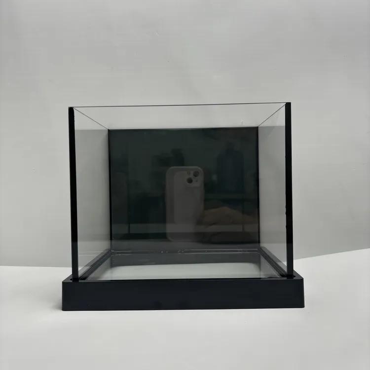 【空庭】玻璃鱼缸含底座小型桌面鱼缸斗鱼鱼缸热带鱼缸超白玻璃裸缸