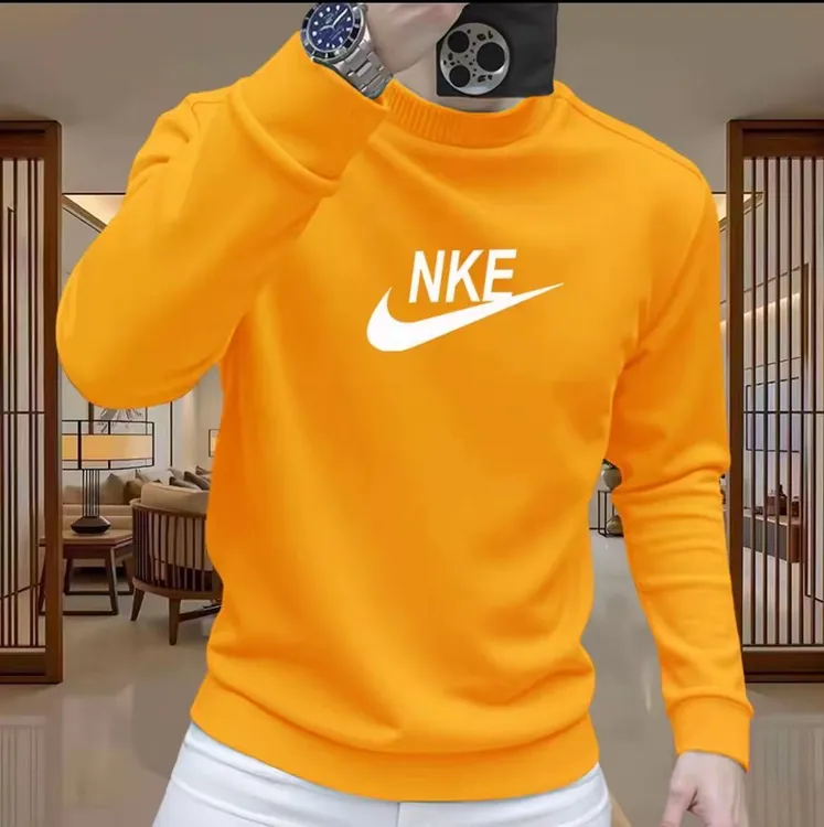 2025秋冬季新款卫衣男春秋休闲宽松长袖秋冬套头修身男装圆领上衣